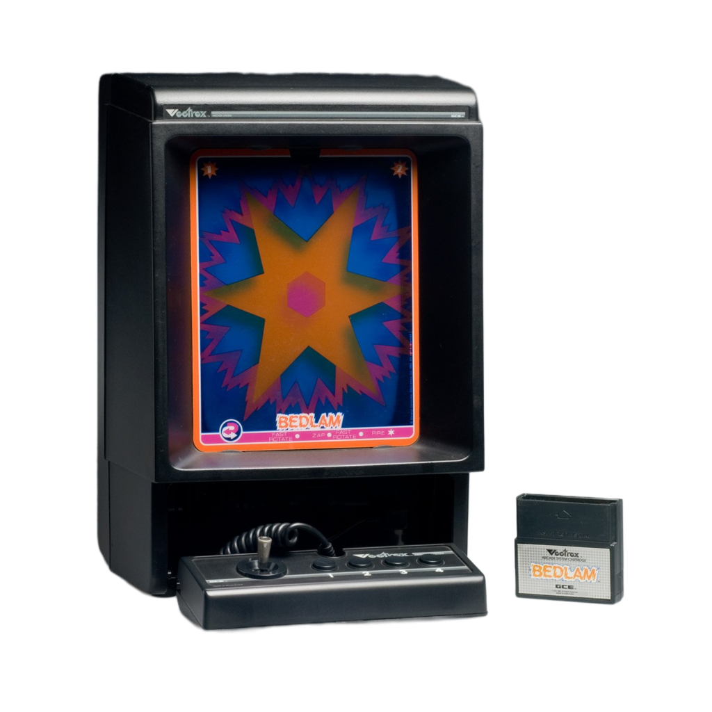 Console Vectrex Originale Anni ’80 – Rarità da Collezione con 6 Giochi e Scatola