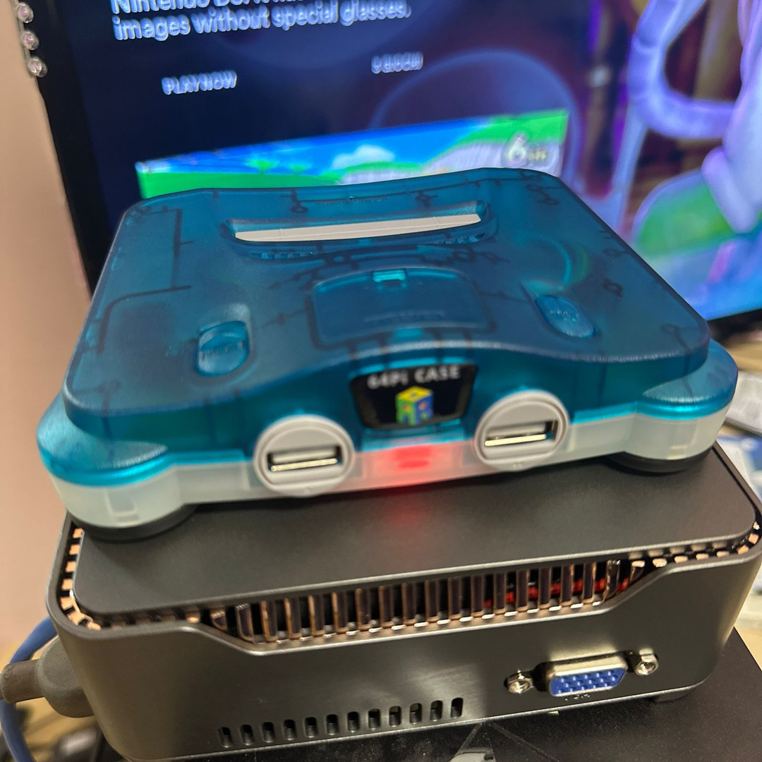 Nostalgic 64pi Raspberry Pi 5, 500GB e Controller n64Tribute64 2.4GHz Wireless