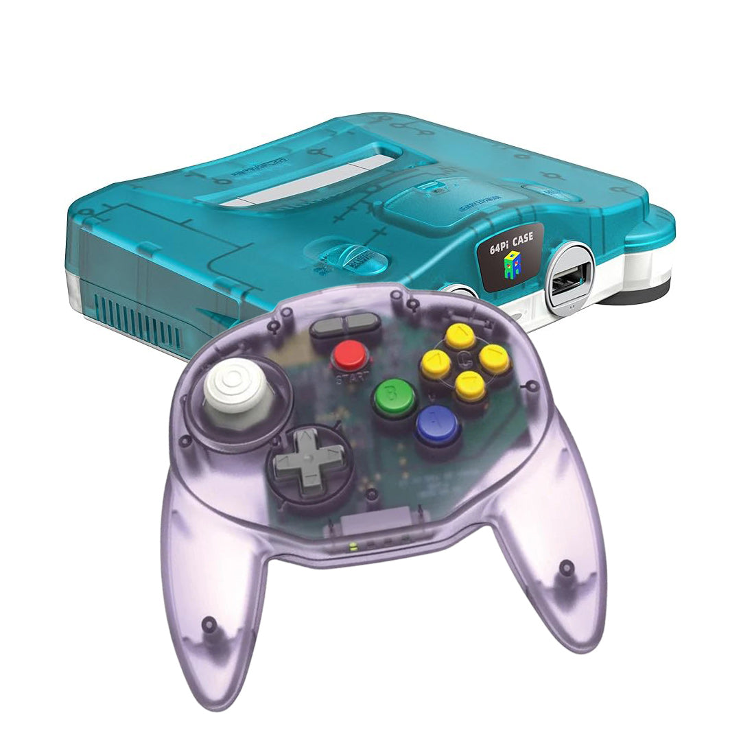 Nostalgic 64pi Raspberry Pi 5, 500GB e Controller n64Tribute64 2.4GHz Wireless