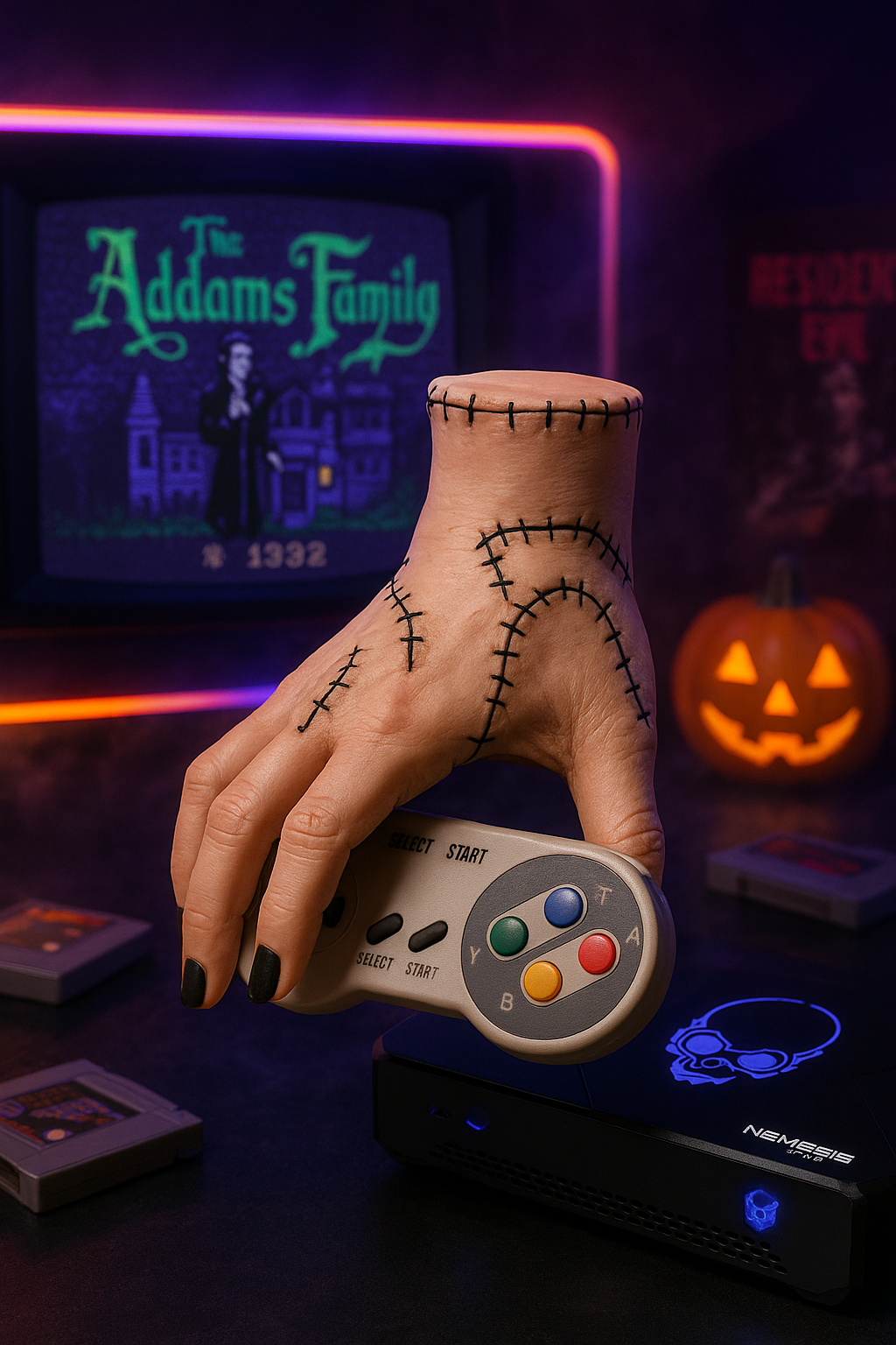 Mano (Thing) "Mercoledì Addams"