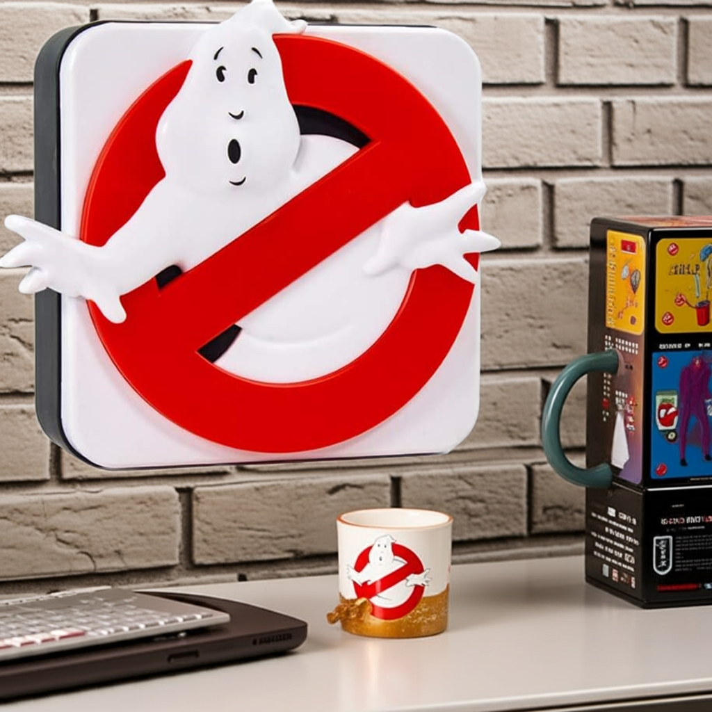 Lampada Ghostbusters Logo Light - Edizione da Collezione Ufficiale Ghostbusters