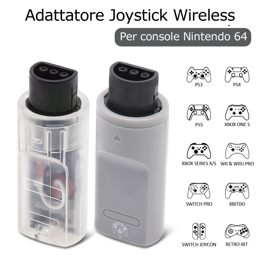 RetroWireless: Adattatore joystick wireless per console N64