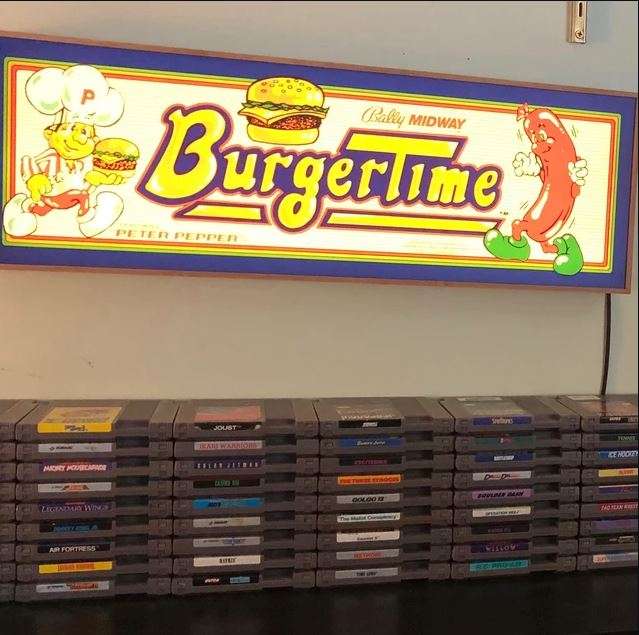 Braccio di Ferro “POPEYE” Marquee Light Box In Legno Arcade Marquee Light