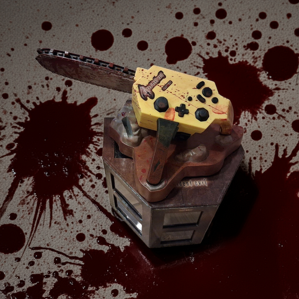 Controller Giallo Chainsaw Resident Evil 4 GameCube