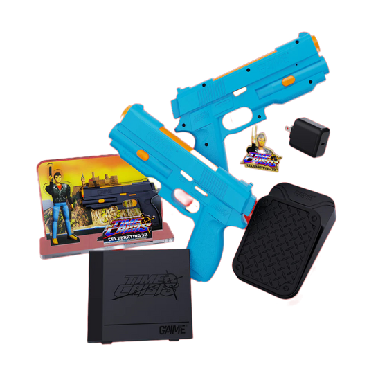 TIME CRISIS+ ULTIMATE – Console Light-Gun + 4 titoli integrati NAMCO OFFICIAL