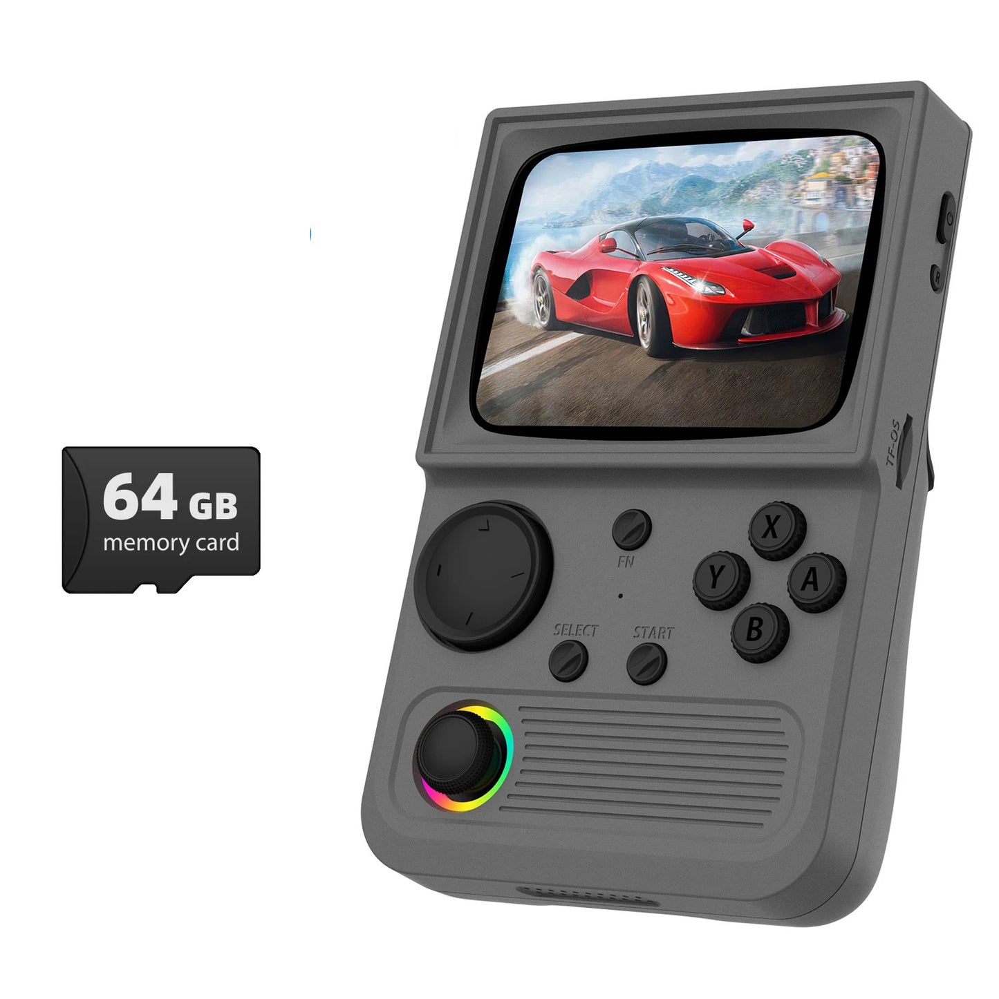 Retro TV Handheld – Console portatile con schermo curvo in stile tubo catodico