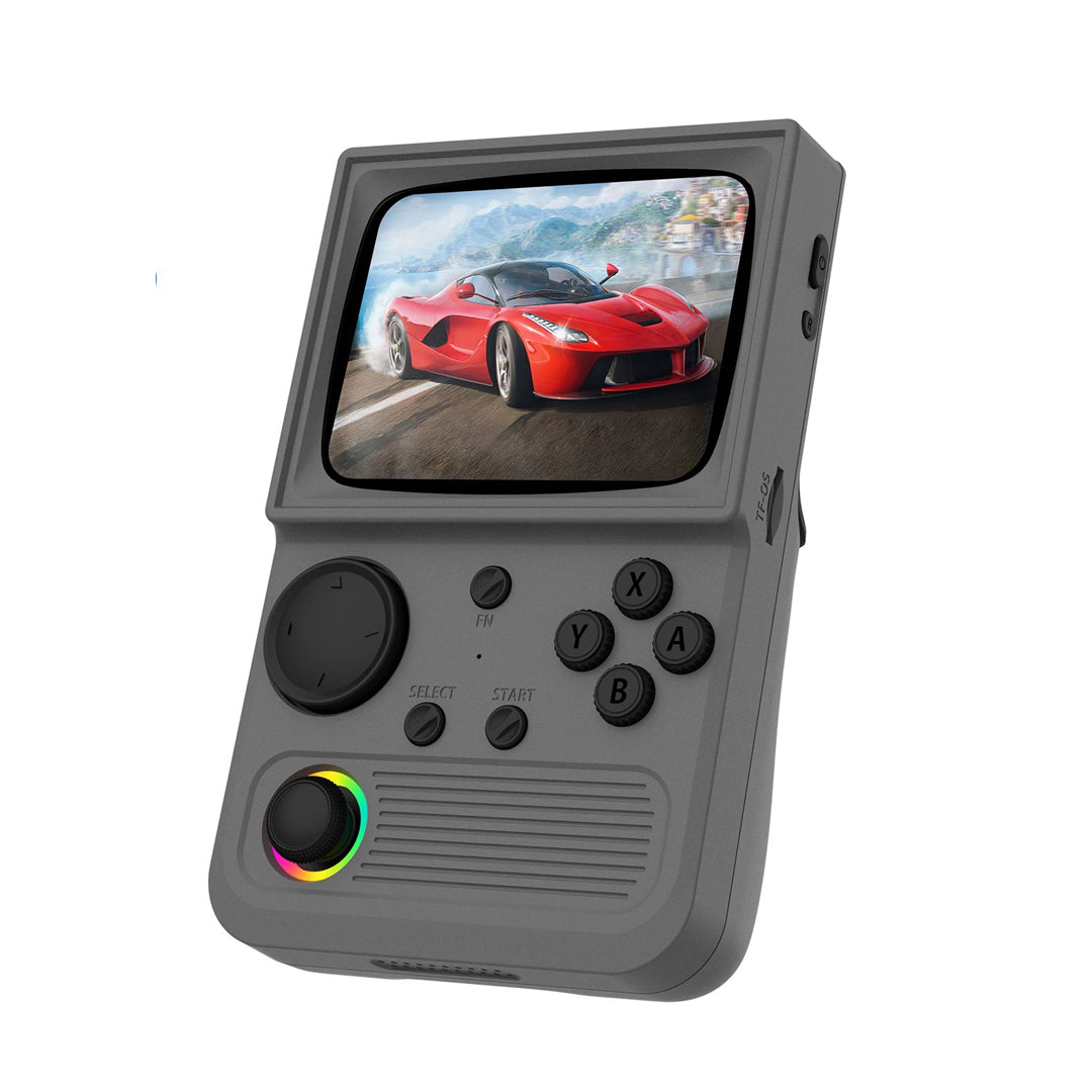 Retro TV Handheld – Console portatile con schermo curvo in stile tubo catodico