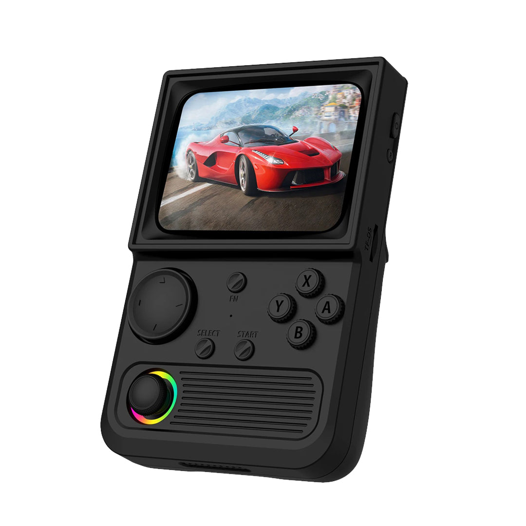 Retro TV Handheld – Console portatile con schermo curvo in stile tubo catodico