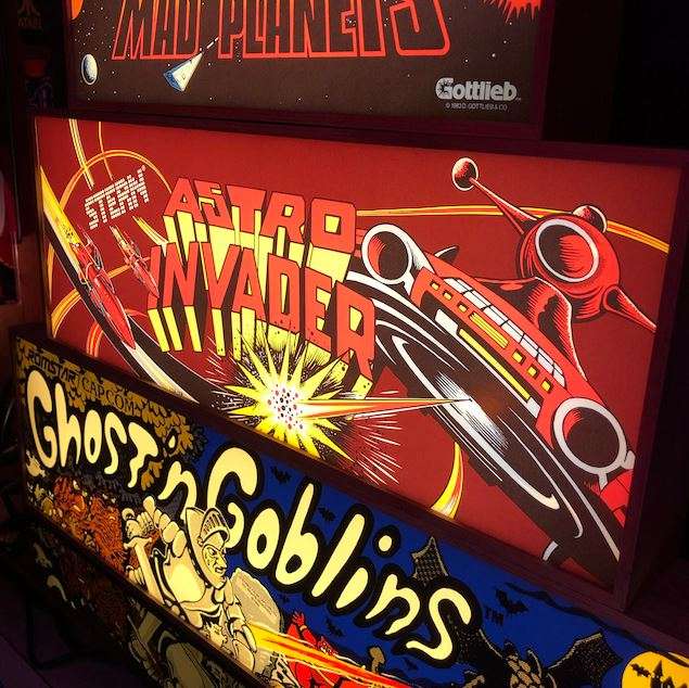 “TETRIS” Marquee Light Box In Legno Arcade Marquee Light