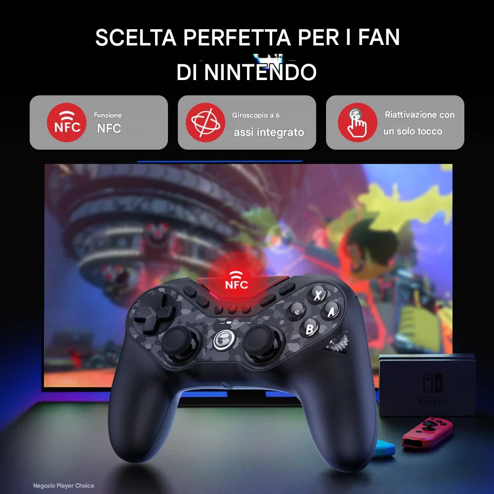 Il Gamepad che cambia pelle con un click