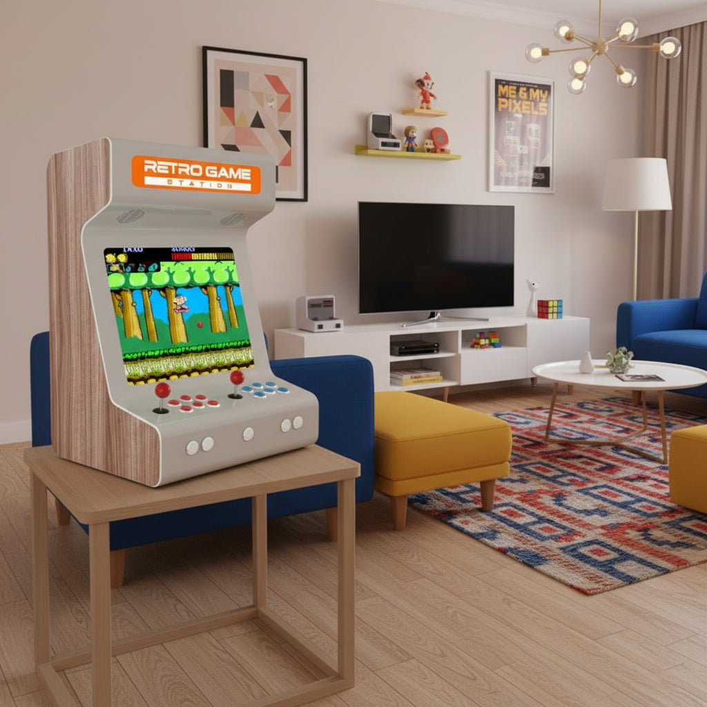 RGS CUSTOM Bartop Arcade di Design in Acciaio – Realizzato a Mano