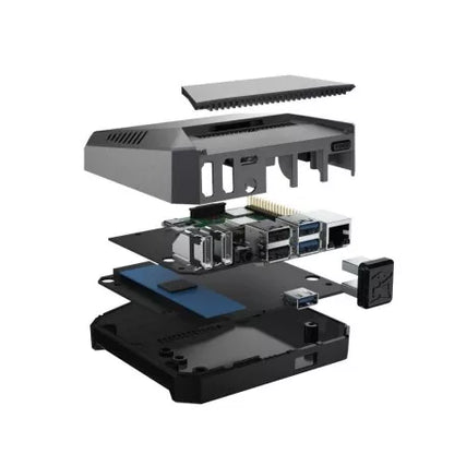 Argon One M.2 per Raspberry Pi 4 – Case evoluto con SSD M.2 e supporto IR