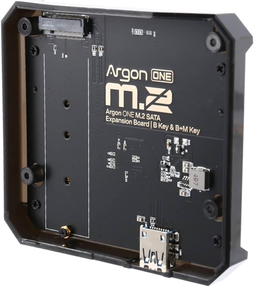 Argon One M.2 per Raspberry Pi 4 – Case evoluto con SSD M.2 e supporto IR