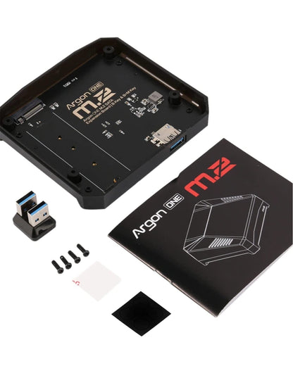 Argon One M.2 per Raspberry Pi 4 – Case evoluto con SSD M.2 e supporto IR