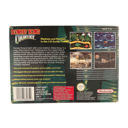 Donkey Kong Country SNES | PAL
