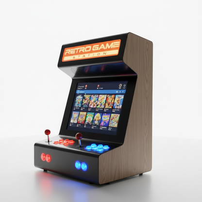 RGS CUSTOM Bartop Arcade di Design in Acciaio – Realizzato a Mano