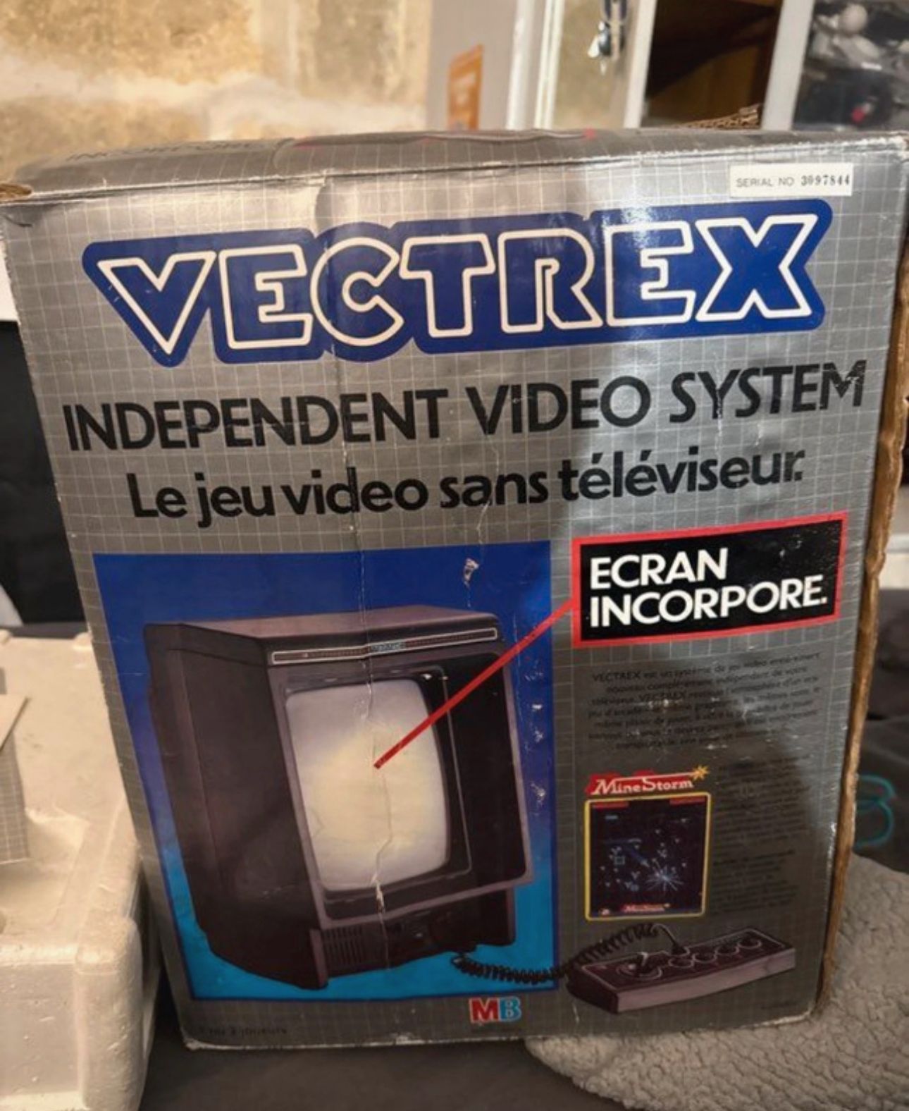 Console Vectrex Originale Anni ’80 – Rarità da Collezione con 6 Giochi e Scatola