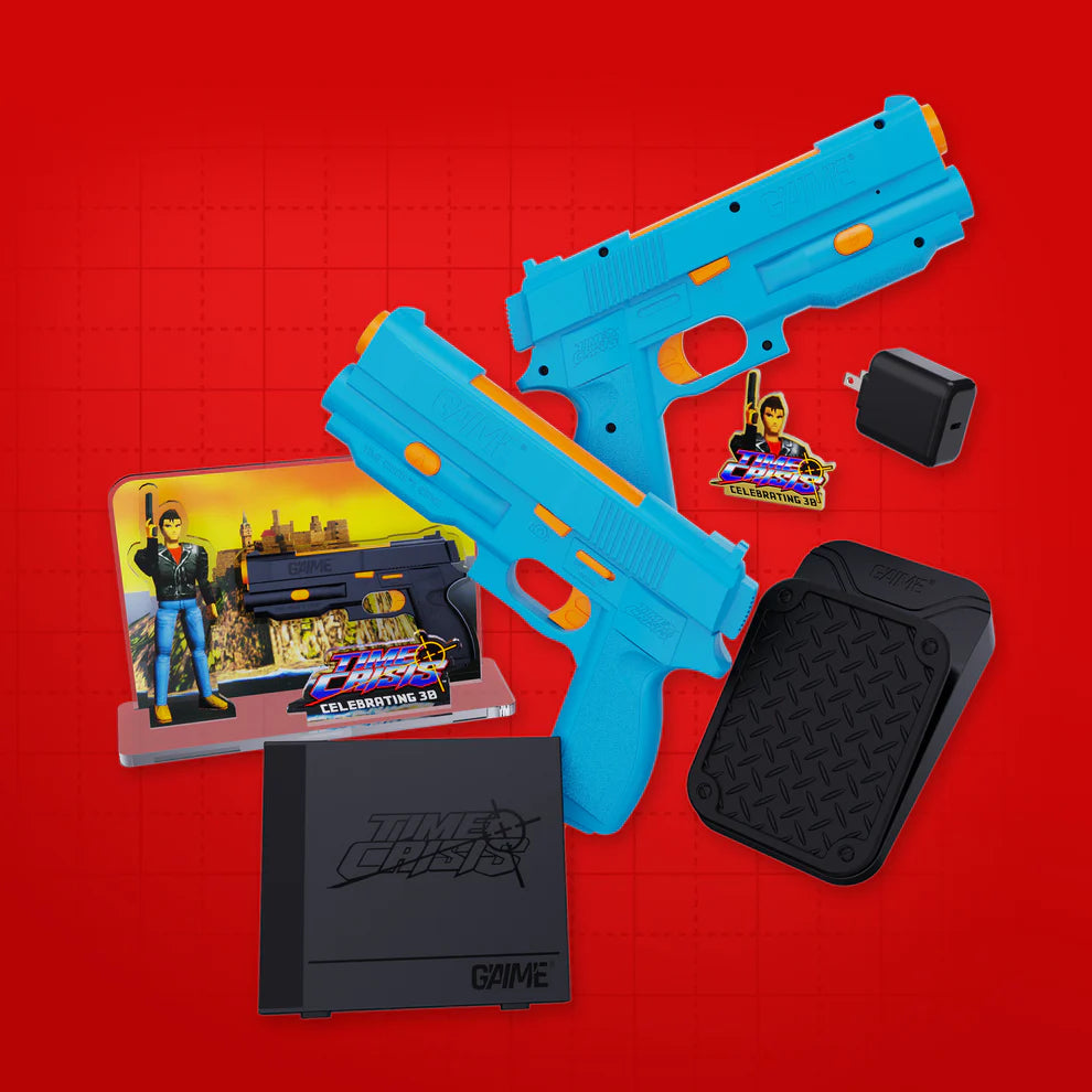 TIME CRISIS+ ULTIMATE – Console Light-Gun + 4 titoli integrati NAMCO OFFICIAL