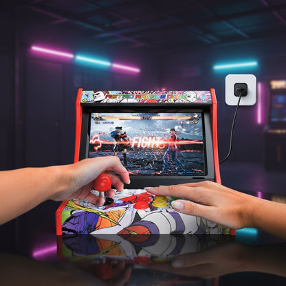 Arcade Controller Dock per Nintendo Switch / Switch OLED / Switch 2 – Mini Arcade da Scrivania per Fighting Game