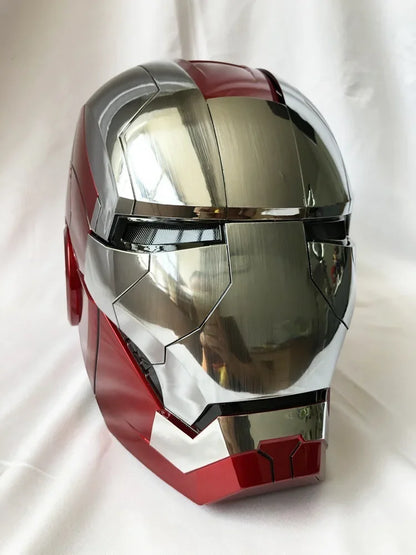 Casco Iron Man MK5 1:1 con Apertura Automatica, Comandi Vocali e LED – 60 cm