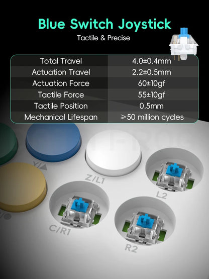 Arcade Stick Wireless – Joystick Arcade Professionale per PC, Switch e Batocera