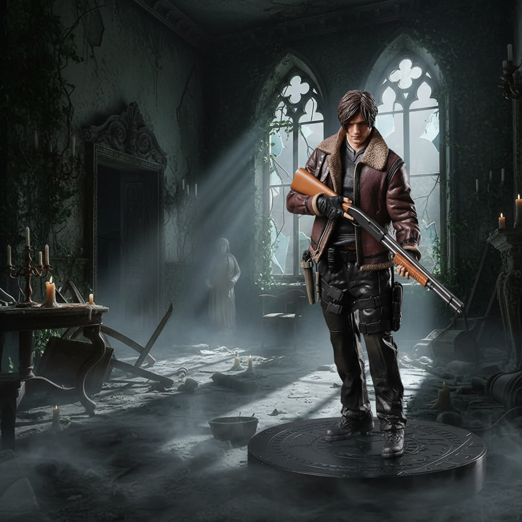 Leon – Statua da Collezione 30 cm in PVC | Icona Gaming & Cinema