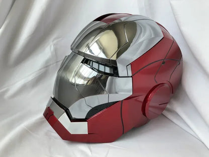 Casco Iron Man MK5 1:1 con Apertura Automatica, Comandi Vocali e LED – 60 cm