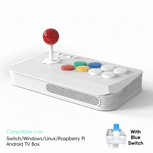 Arcade Stick Wireless – Joystick Arcade Professionale per PC, Switch e Batocera