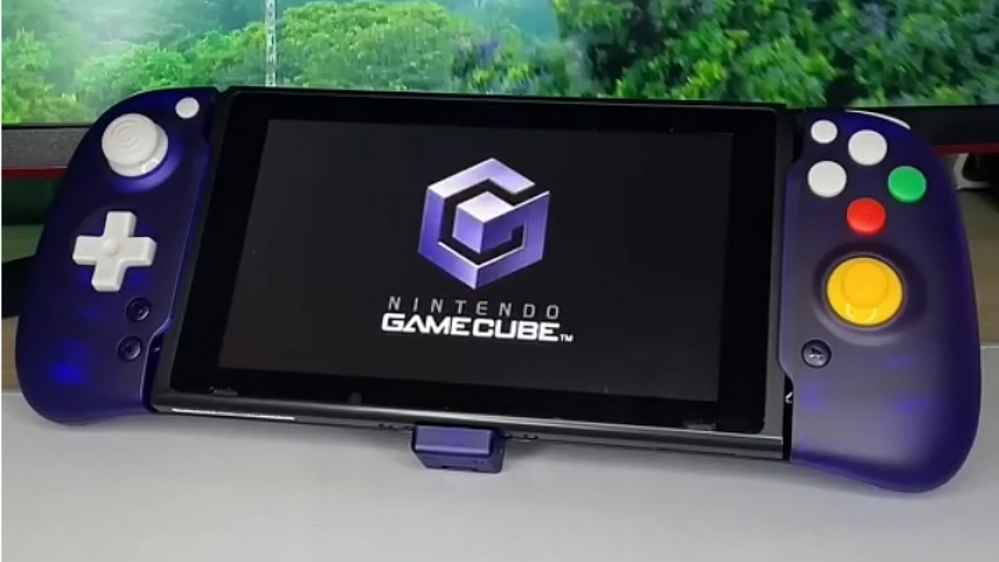 Controller portatile Plug and Play "Gamecube Style" per Nintendo Switch