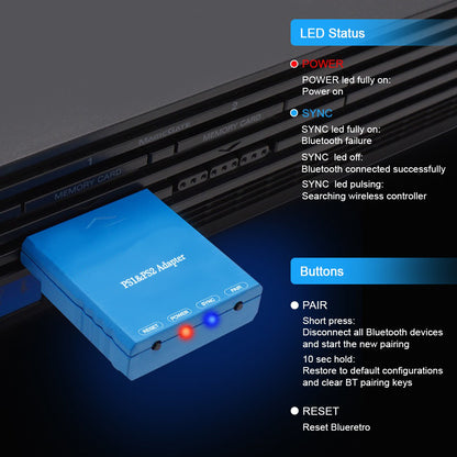 Utilizza i tuoi joystick wireless su Playstation 1 e Playstation 2 con l'adattatore universale