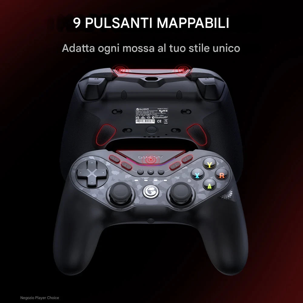 Il Gamepad che cambia pelle con un click