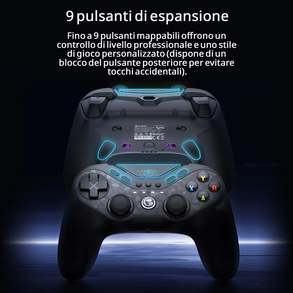 Il Gamepad che cambia pelle con un click