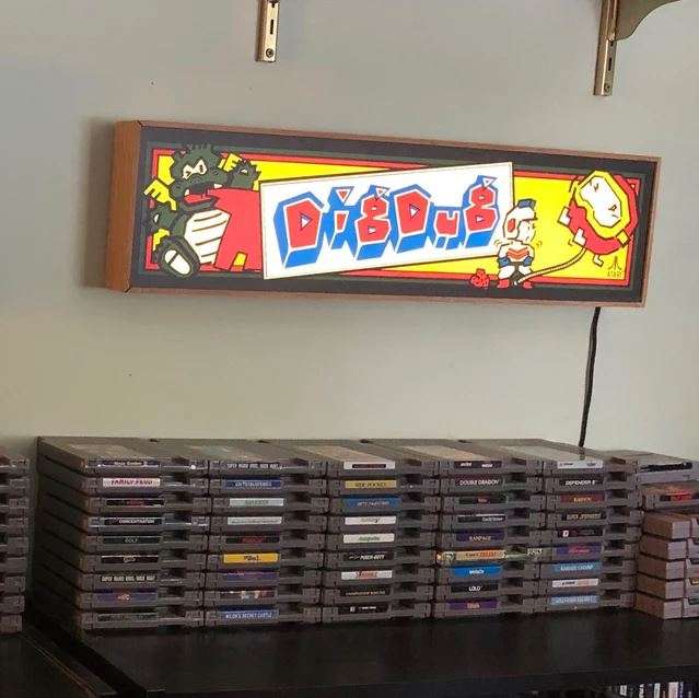 Braccio di Ferro “POPEYE” Marquee Light Box In Legno Arcade Marquee Light