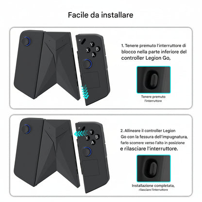 Connettore Impugnature Ergonomico per Lenovo Legion Go – Grip Controller