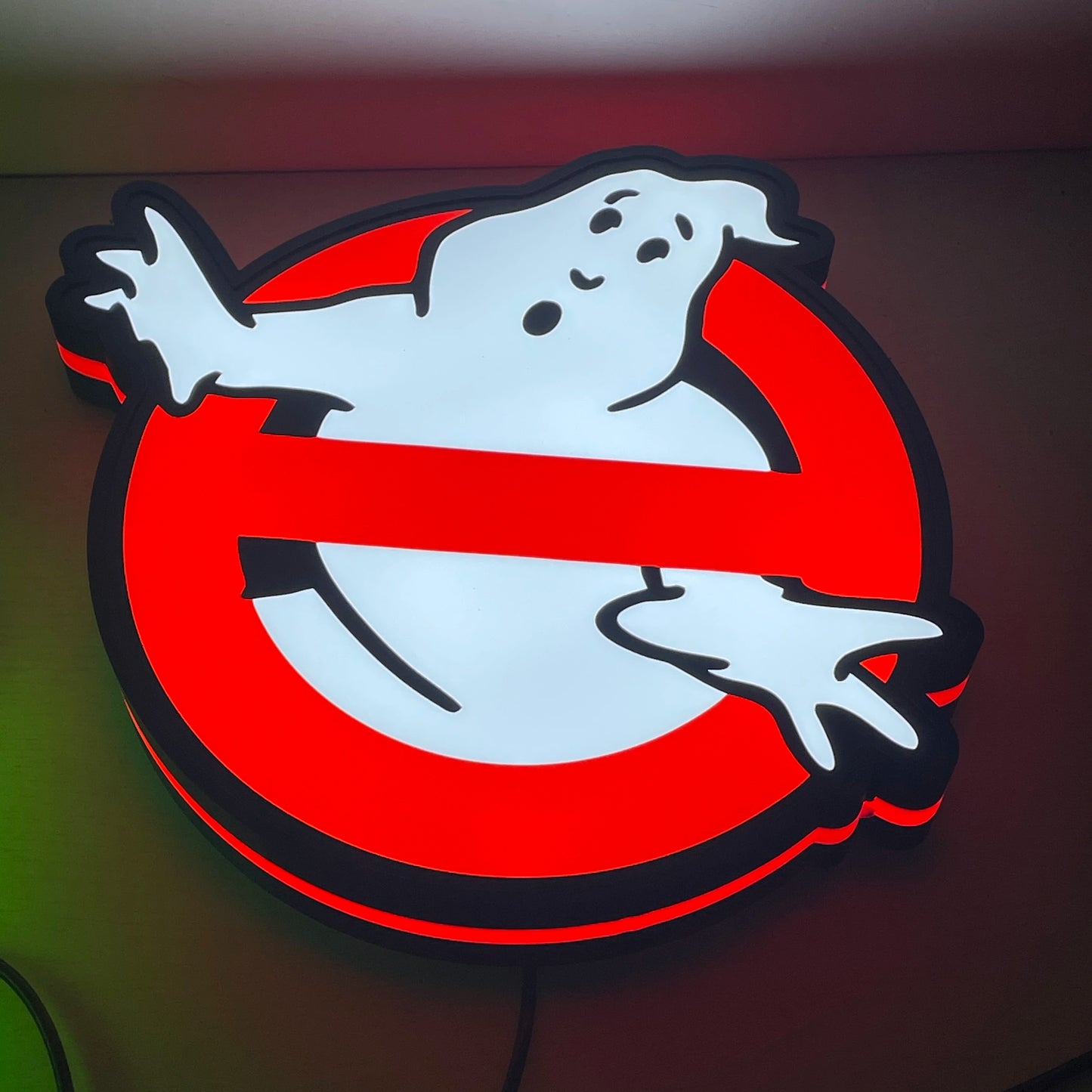 Lampada LED Ghostbusters – Slimer & Logo