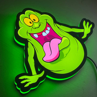 Lampada LED Ghostbusters – Slimer & Logo