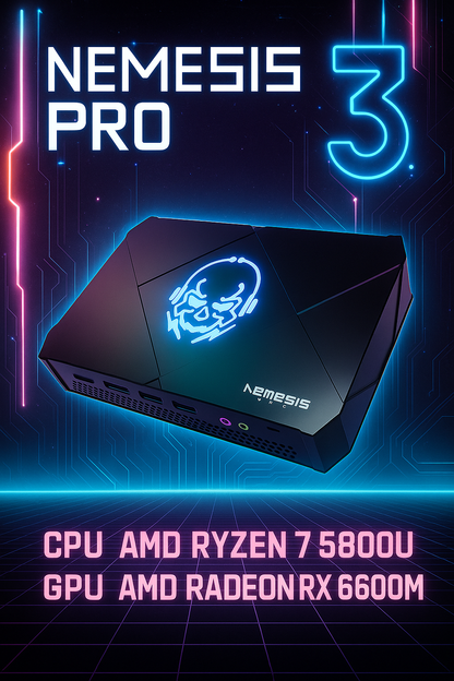 Nemesis Pro 3 – Retro modern console con Ryzen 9 7940HS e Radeon 780M