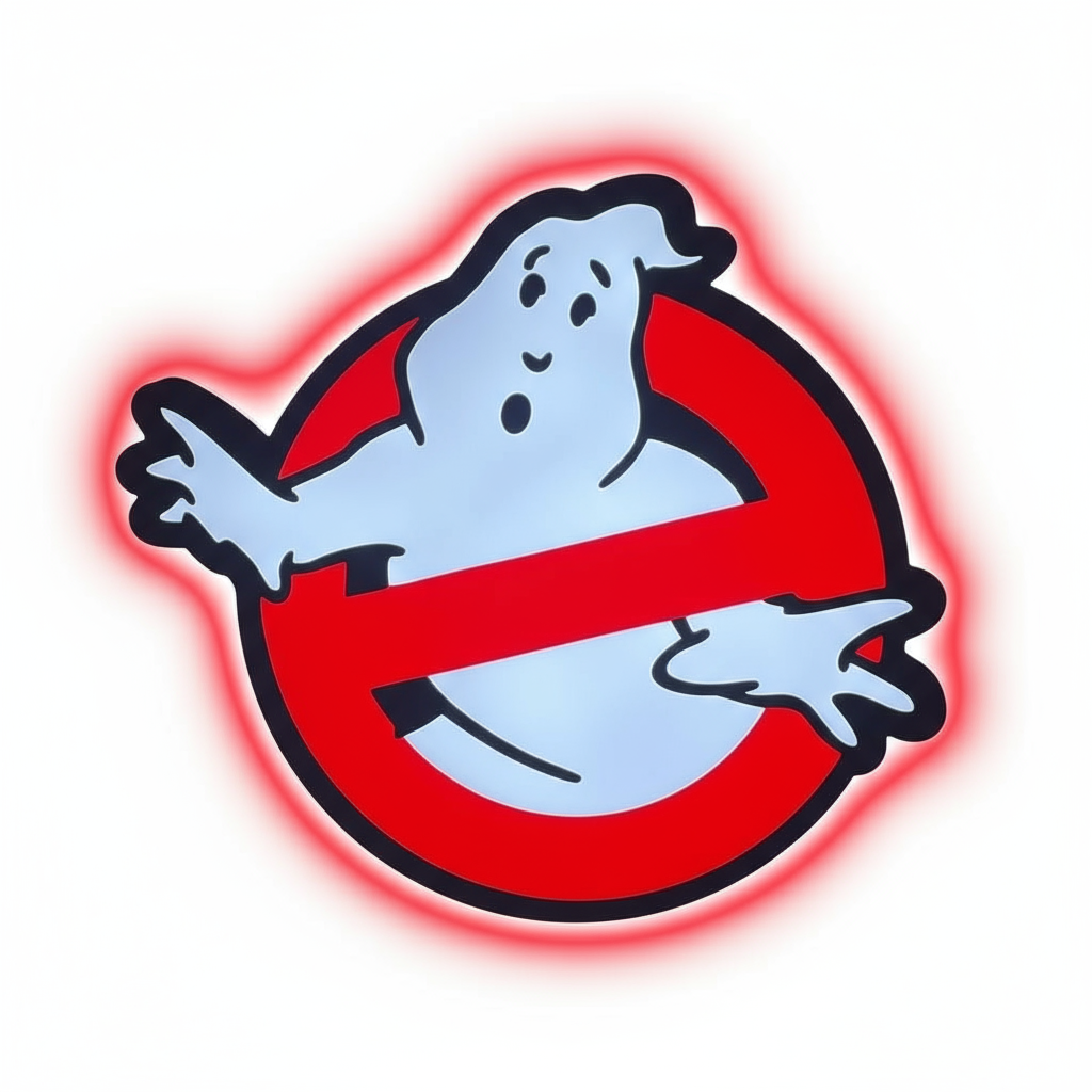 Lampada LED Ghostbusters – Slimer & Logo