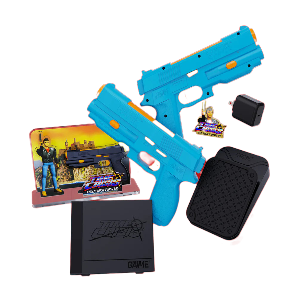 TIME CRISIS+ ULTIMATE – Console Light-Gun + 4 titoli integrati NAMCO OFFICIAL