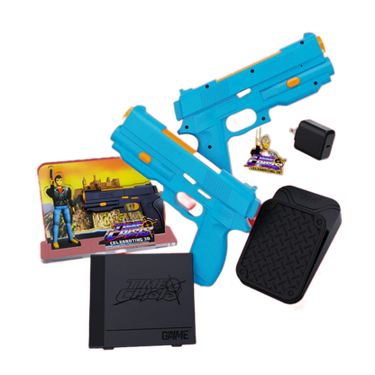 TIME CRISIS+ ULTIMATE – Console Light-Gun + 4 titoli integrati NAMCO OFFICIAL