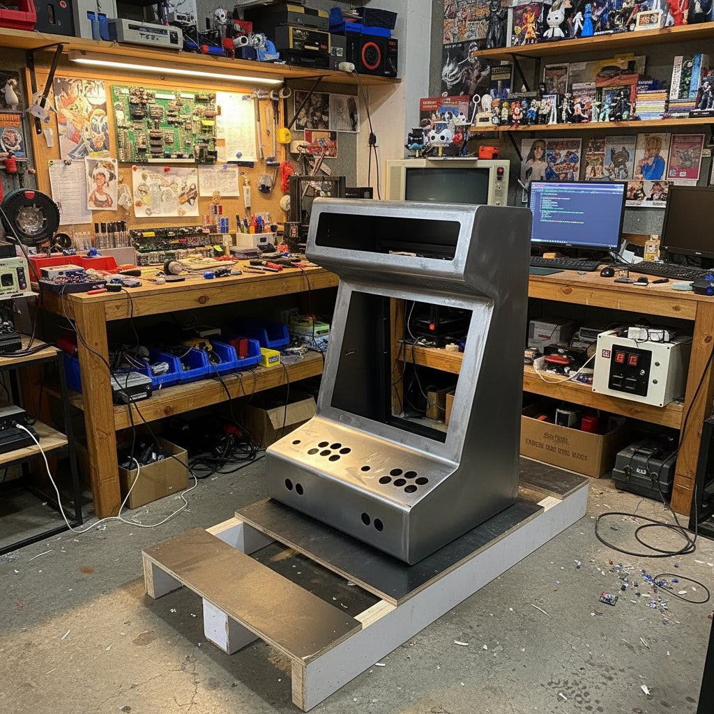 RGS CUSTOM Bartop Arcade di Design in Acciaio – Realizzato a Mano