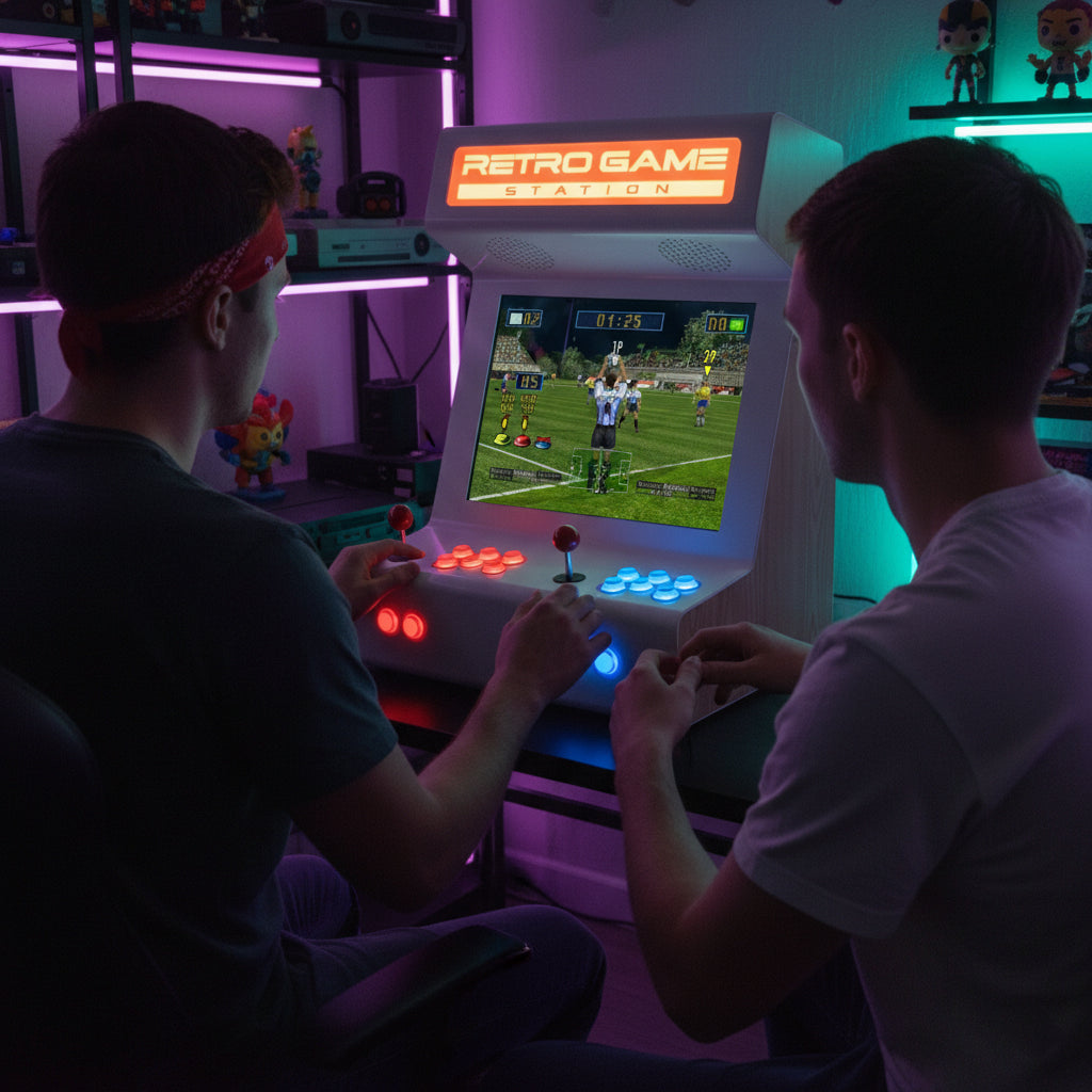 RGS CUSTOM Bartop Arcade di Design in Acciaio – Realizzato a Mano