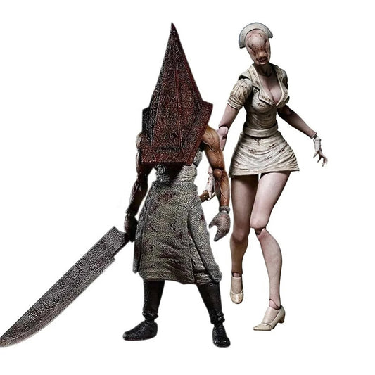 Silent Hill 2 – Bubble Head Nurse e Red Pyramid Thing   Action Figure in PVC (15 cm)