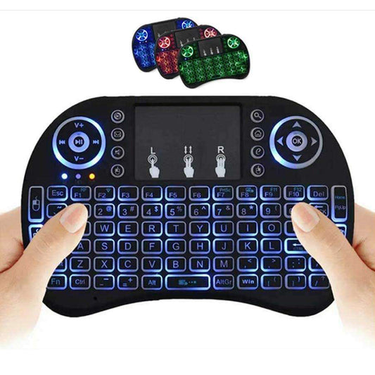 Mini tastiera senza fili telecomando Touchpad Mouse